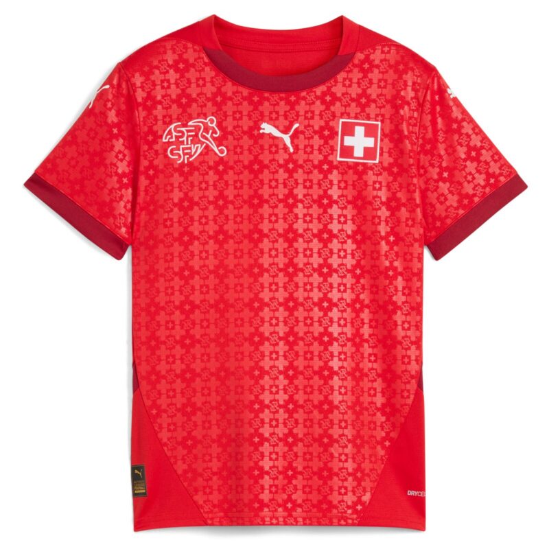 A2B image: switzerland-womens-puma-home-shirt-25-26-kids Switzerland Womens PUMA Home Shirt 25-26 - Kids